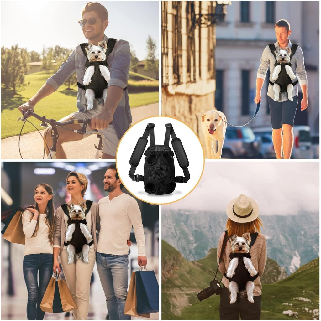 YUDODO Pet Dog Carrier Backpack Adjustable Front Carrier for Small Dog Cat