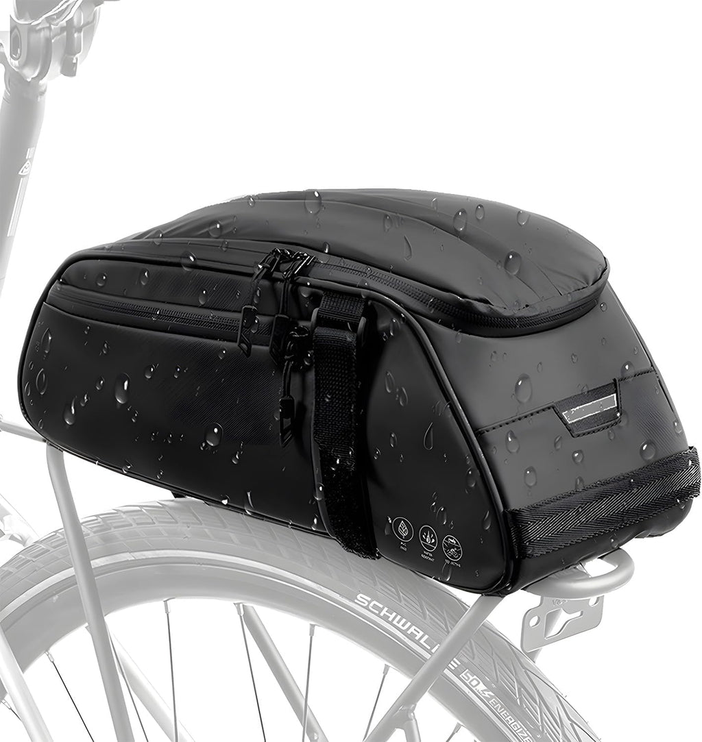 WOTOW Rear Bike Rack Bag, 8L Waterproof Bike Storage Saddle Bag for Bicycle