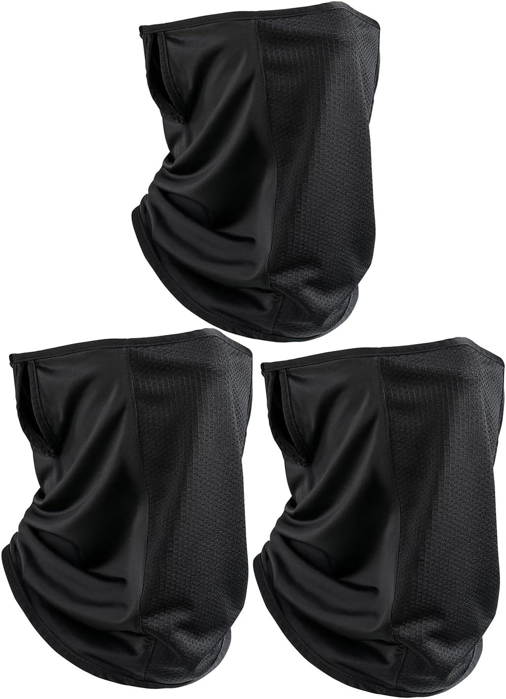 OZERO Cooling Neck Gaiter Face Mask With Ear Loops, UPF 50+ UV Protection