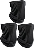 OZERO Cooling Neck Gaiter Face Mask With Ear Loops, UPF 50+ UV Protection
