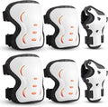 Kids Youth Adult Protective Gear Set Adjustable Knee Elbow Wrist Guards