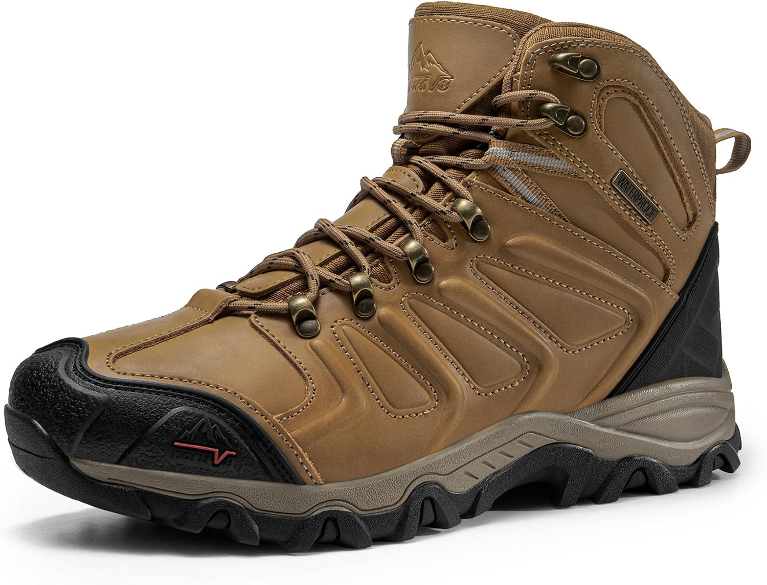 NORTIV 8 Men's Ankle High Waterproof Hiking Boots