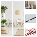 CHIYUNS White Screen Door Mesh Magnetic Closure Heavy Duty 36 x 80 inch, Self Closing Fiberglass Mosquito Net with Magnet for Doors, Bug Fly Screens Curtain for Doorway, Keep Bugs Out, Pet Friendly