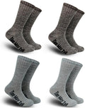 Time May Tell Mens Merino Wool Hiking Cushion Socks Thermal Warm Boot Socks