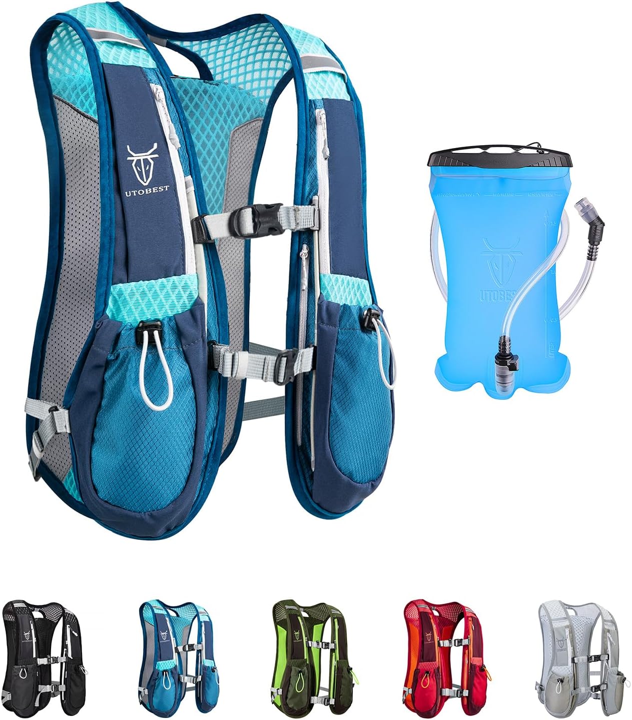UTOBEST Running Vest Lightweight Hydration Vest Pack 5L UTR104