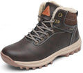 Mishansha Men's Waterproof Snow Boots, Warm Winter Boots