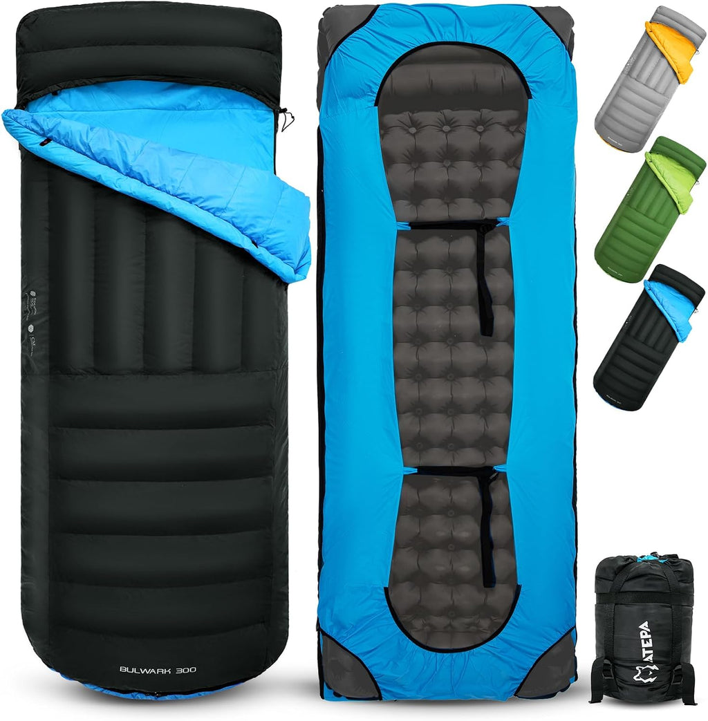 ATEPA Down Sleeping Bag, 650FP / 700FP Recycled, 3-Season
