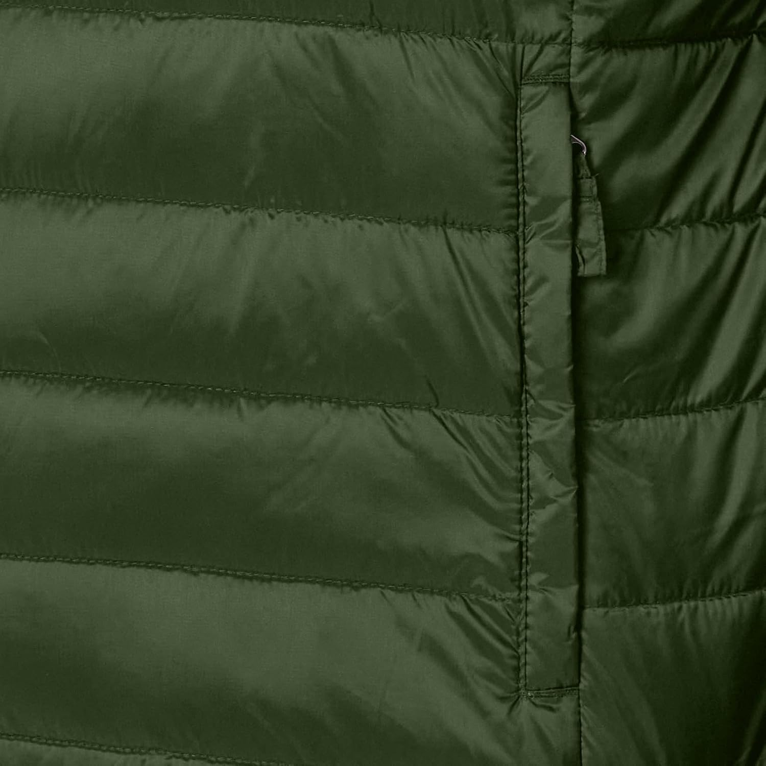 Amazon Essentials Men's Lightweight Water-Resistant Packable Hooded Puffer Jacket
