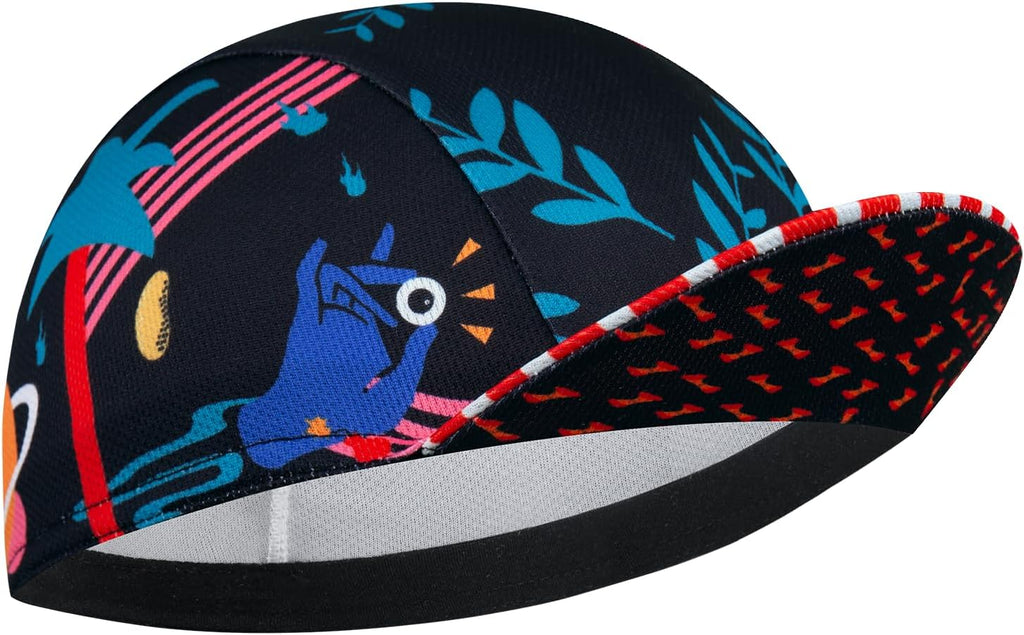 Cycling Cap for Man and Woman Cycling Hat Under Helmet-Polyester Breathable Sweat Absorbent