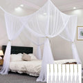 Bed Canopy Curtains Mosquito Net Bed Canopy for Full Queen King Size Bed