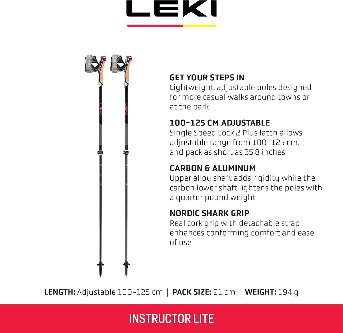 LEKI Instructor Lite Trekking Poles