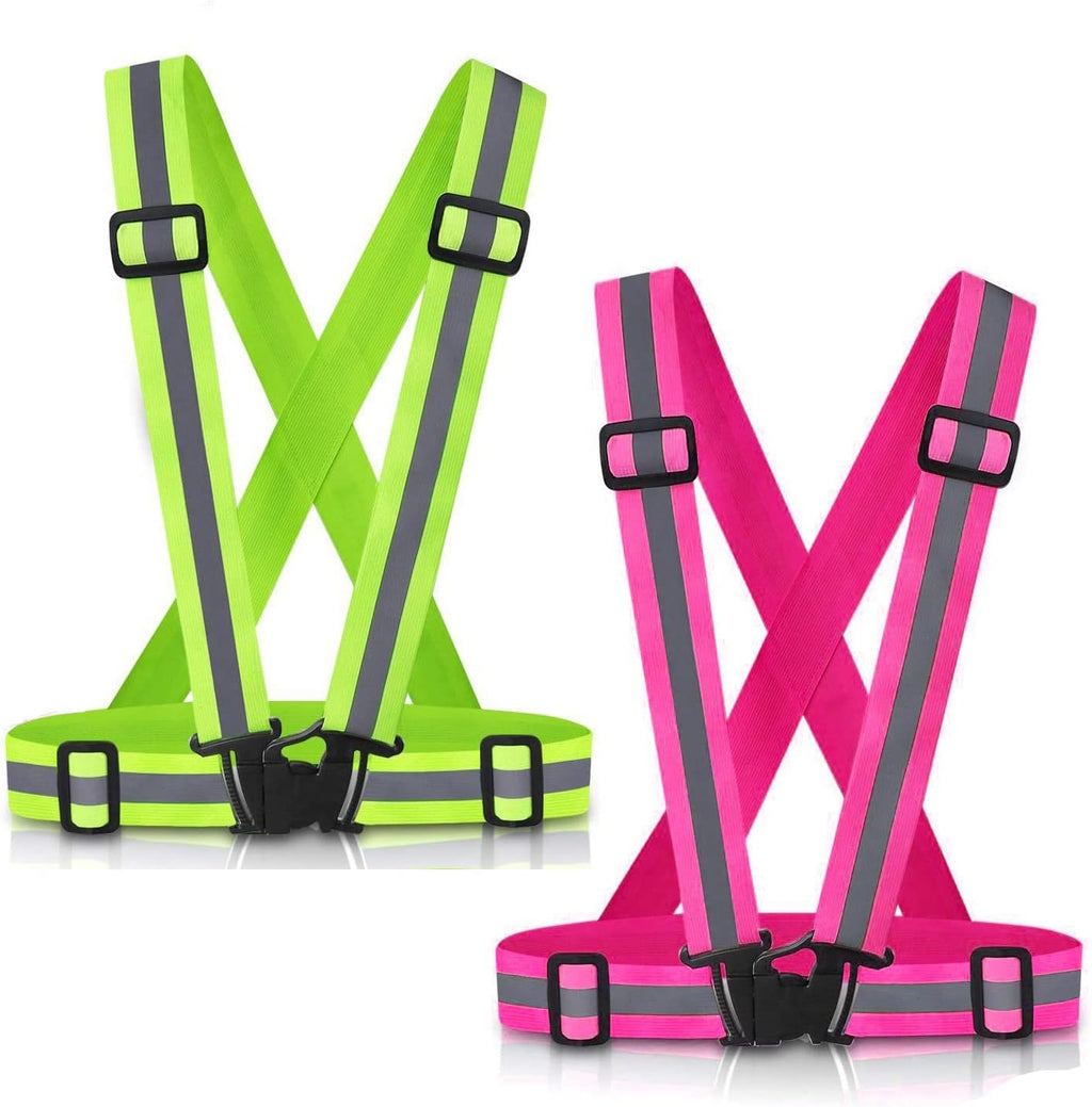 Reflective Vest Running Gear, 2-10Pack High Visible Safety VES