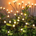 NBQQ Solar Garden Lights 4 Pack of 32 LEDs Swaying Firefly Garden Decor