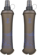 UTOBEST Soft Flask 500ml Collapsible Running Water Bottles