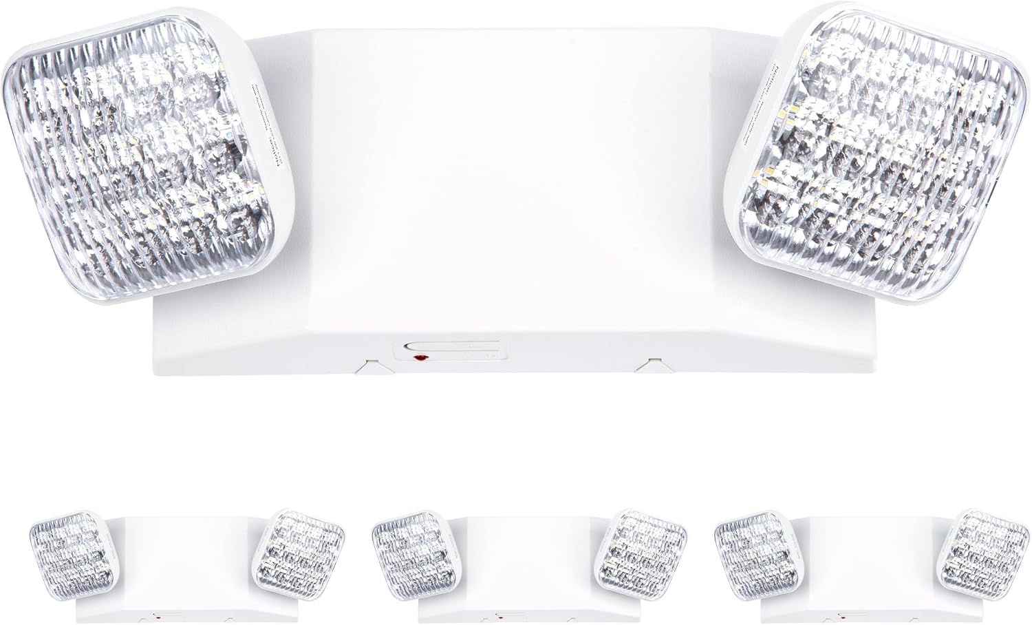 GRUENLICH LED Emergency Light for Business, Battery Backup, 4 Pack