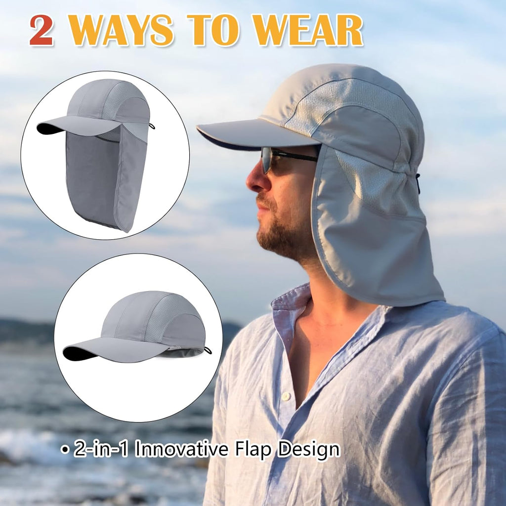 Mens Sun Hat with Breathable Mesh Sun Hats for Men Fishing Hat