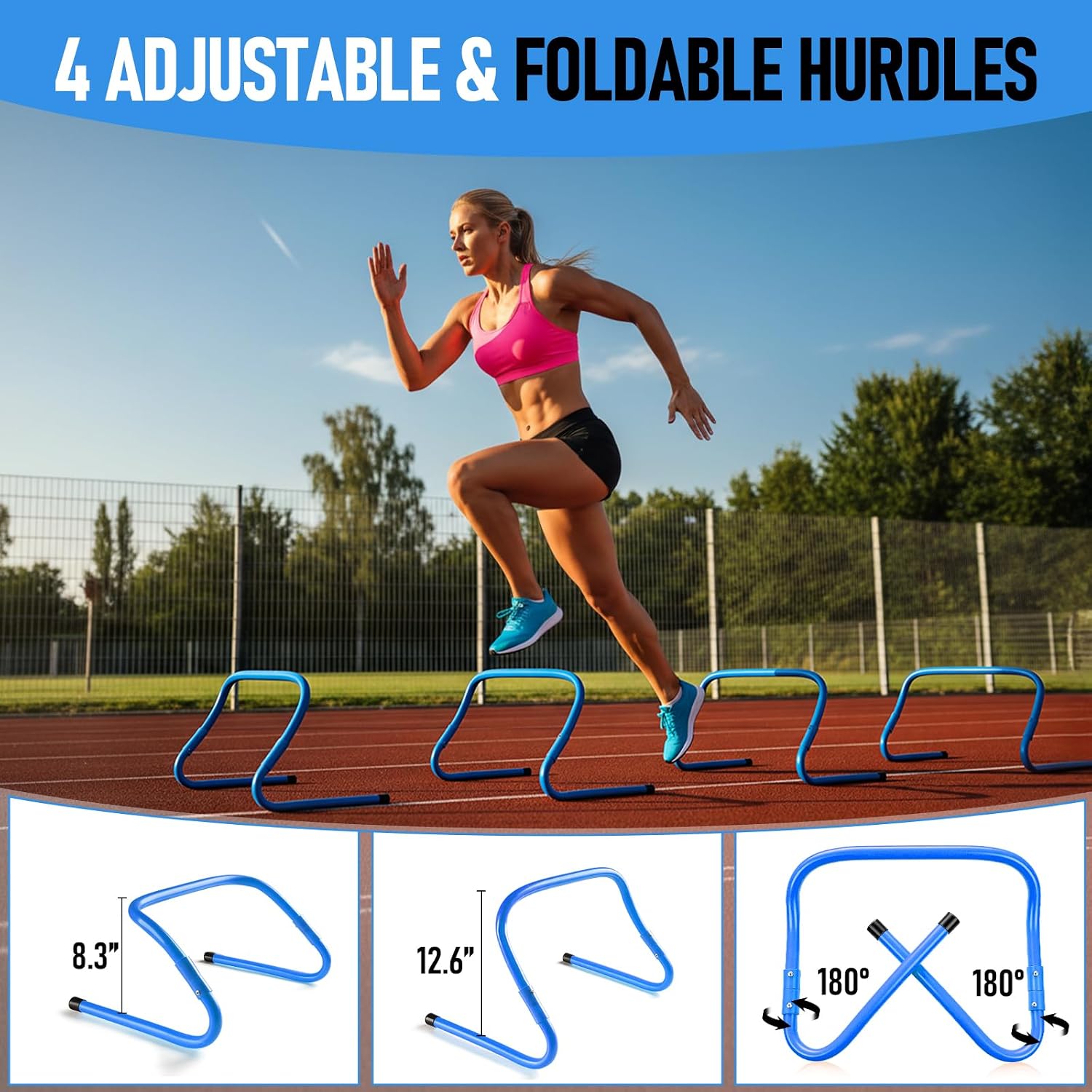 Agility Ladder,Soccer Training Equipment Set,Speed & Agility Training