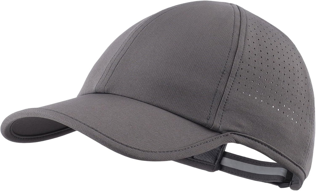 Home Prefer UPF50 Sun Hat for Men Women Reflective Water Repellent Quick Dry Baseball Cap Golf Running Outdoor Sport Hat
