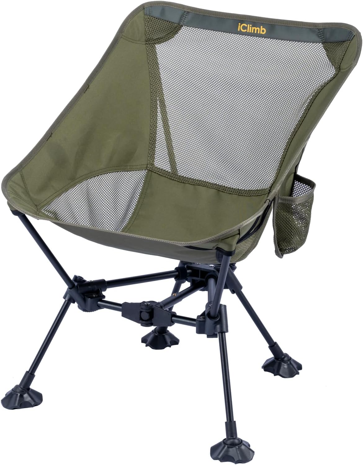 iClimb Ultralight Compact Folding Anti-Sinking Chair, Green