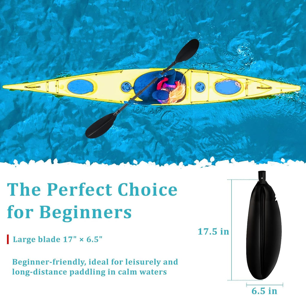 Floating Kayaking Oars,Paddle Board Paddle Detachable Adjustable Alloy Shaft Lightweight Ideal for Kayak Surfing Water Sports Adults Beginners