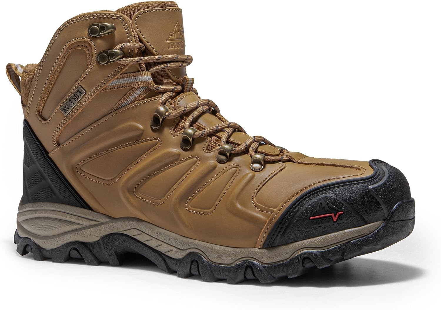 NORTIV 8 Men's Ankle High Waterproof Hiking Boots
