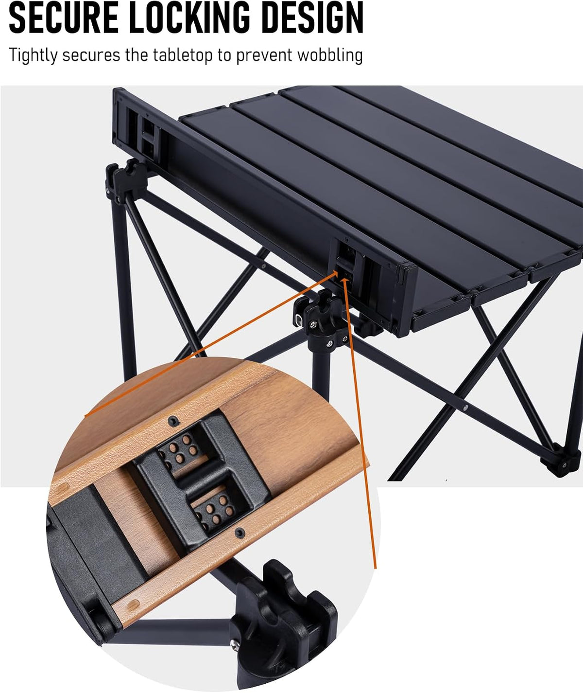 WildCall Ultralight Camping Table, Compact Aluminum Folding Beach Table