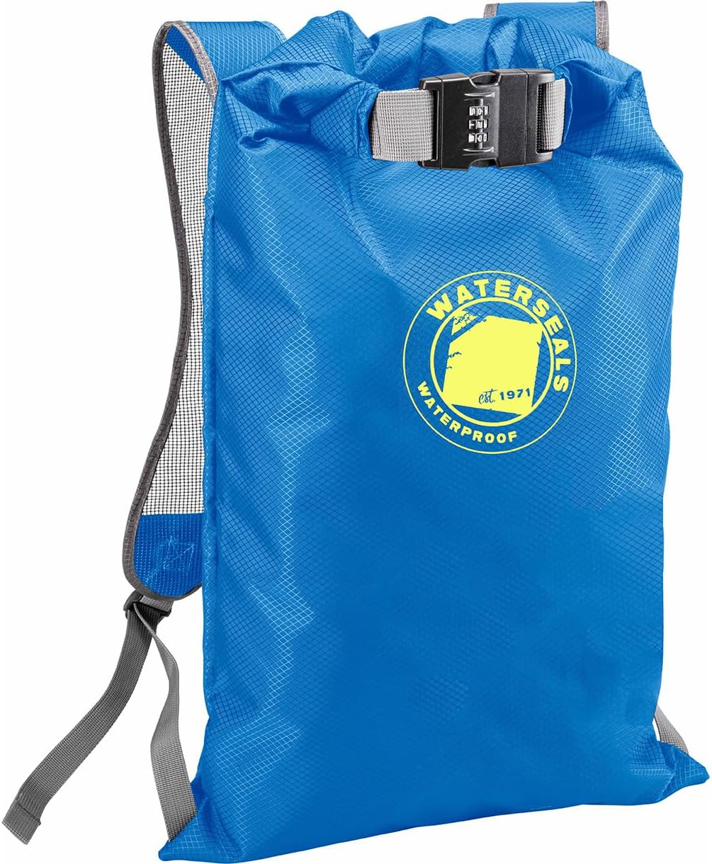 Lewis N. Clark WaterSeals Locking Backpack | Waterproof Bag | Anti-Theft Combination Lock | For Men & Women | Teal