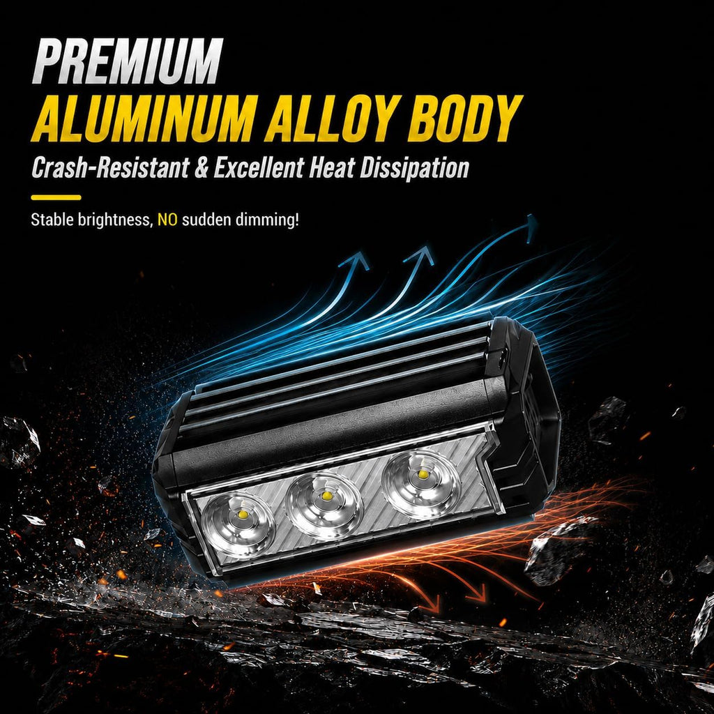 Bike Light Bar 2800LM(5 LEDs), 2500LM(3 LEDs), Bike Headlight Front Light