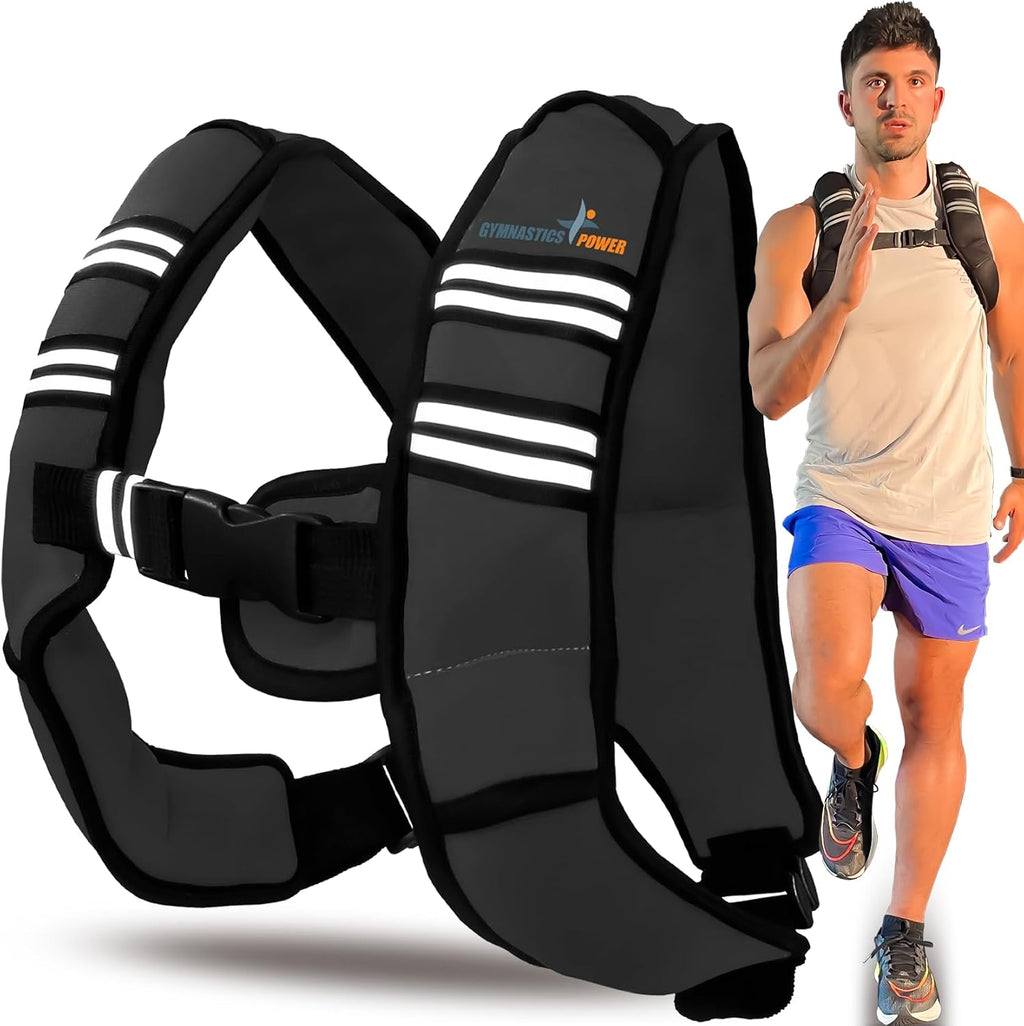 Weighted Vest for Men and Women 6Lb/8Lb/10Lb/12Lb/15Lb/20Lbs Adjustable Workout Vest for Strength Training, Running, Cardio, Rucking, Fitness & Cross Training