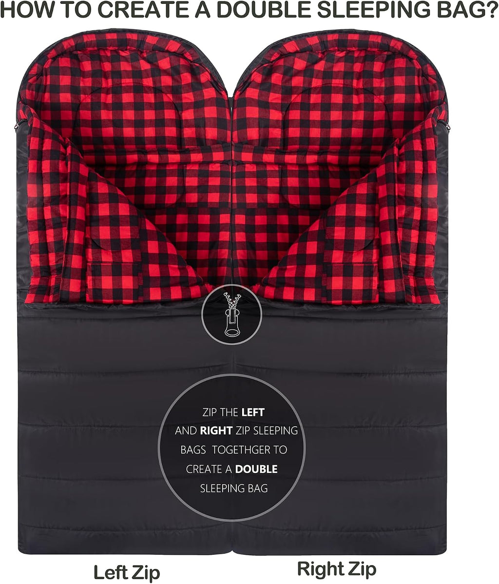 HiZYNICE Sleeping Bags for Adults XXL Cold Weather