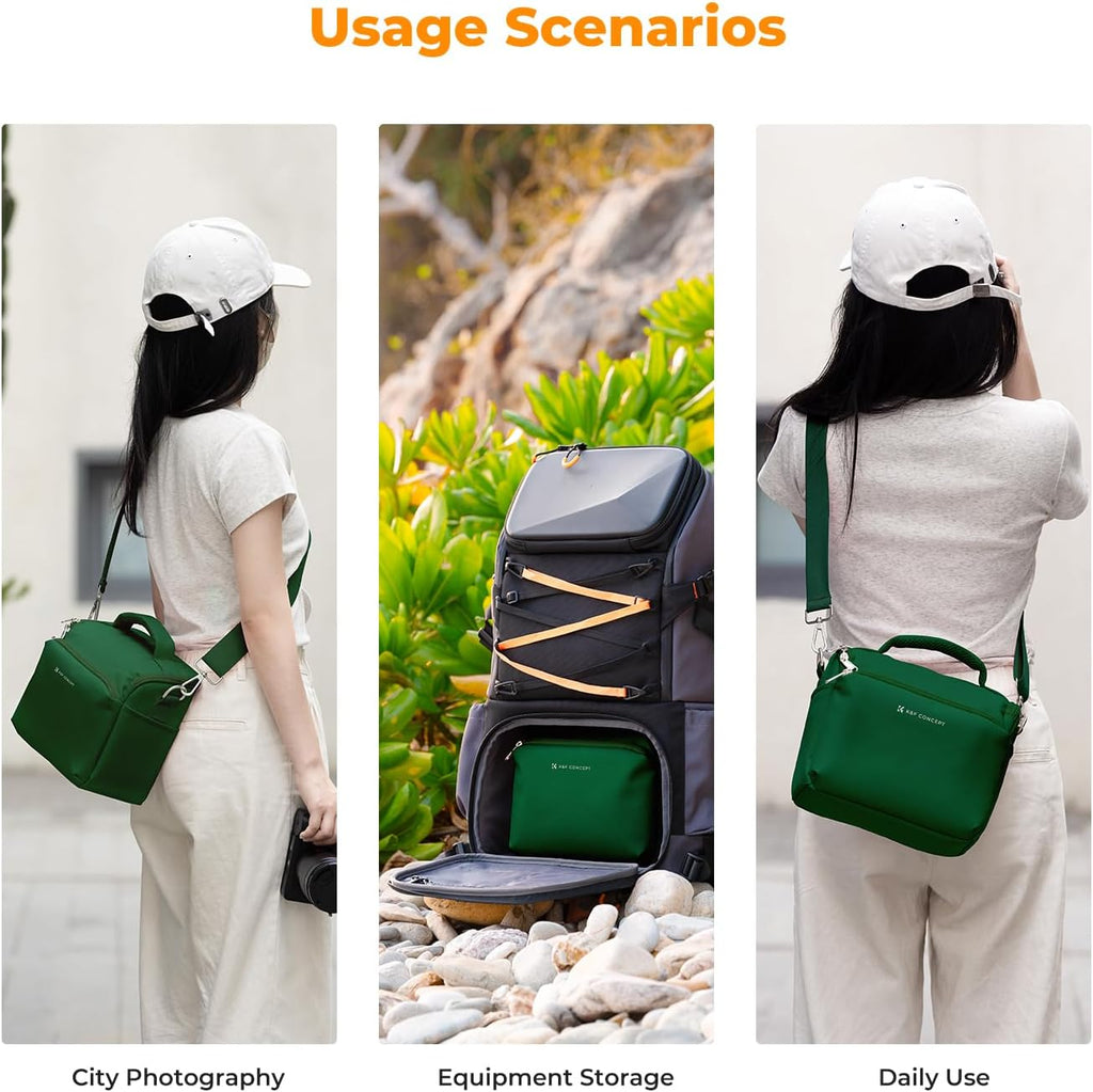 K&F CONCEPT Camera Sling Bag Small Crossbody Case