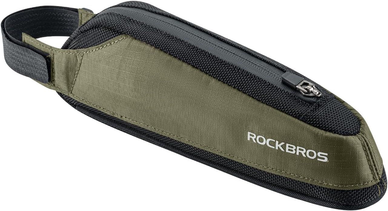 ROCKBROS Bike Frame Bag Top Bike Tube Bag Small Aerodynamic Black