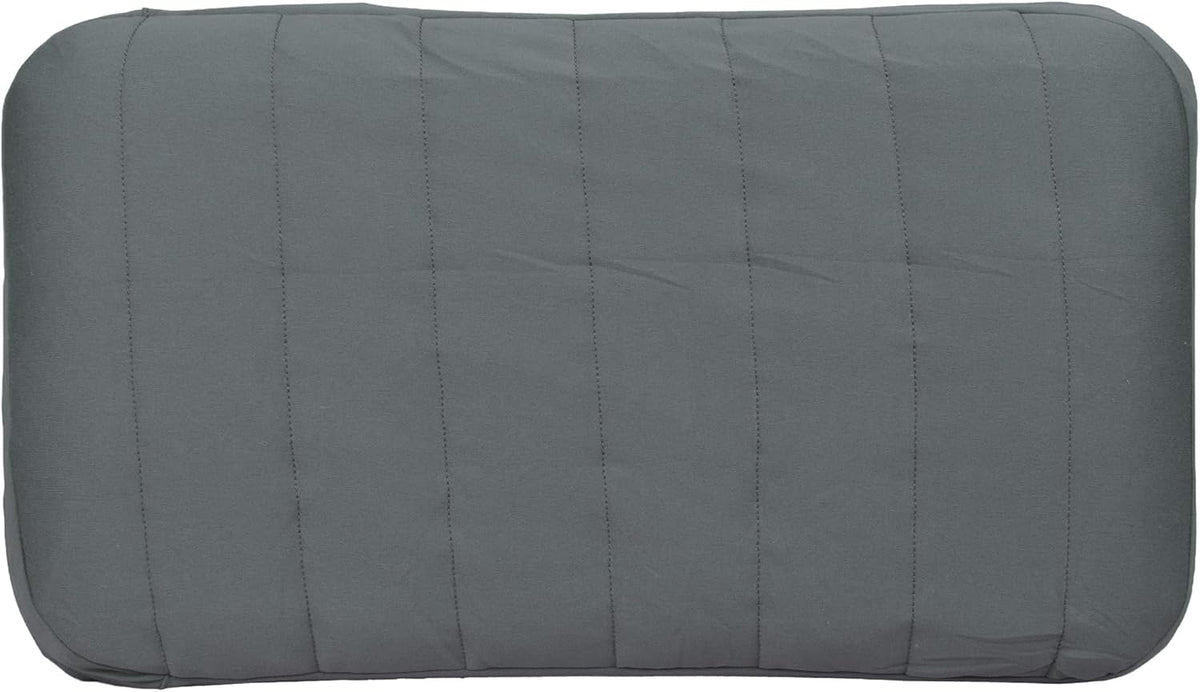 Puff Premium Inflatable Pillow | Perfect for Camping or Travel | Includes a Machine Washable Cover for Extra Comfort | Slate