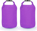 Desoto Waterproof Dry Bag 2 packs, 2L/5L/10L/20L/40L/70L Dry Sack Lightweight Portable, Dry Storage Bag to Keep Gear Dry Clean for Kayaking, Gym, Hiking, Swimming, Camping