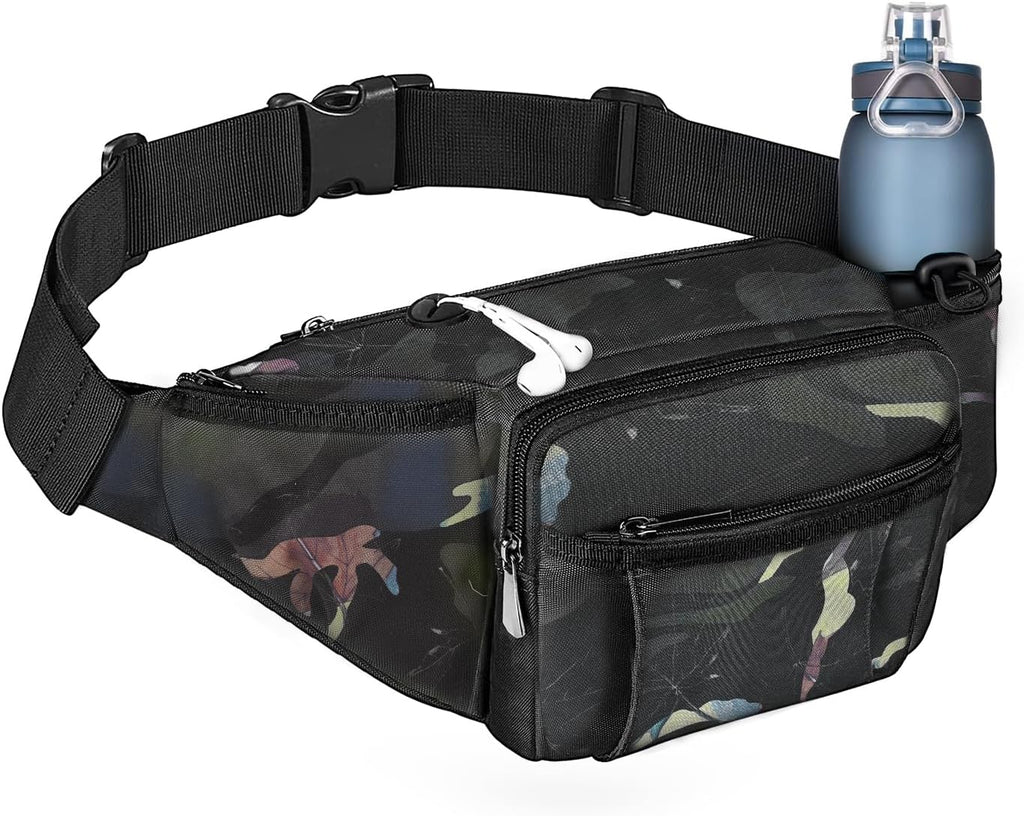 NOOLA Fanny Pack with Water Bottle Holder, Hiking Waist Bag for Men Women