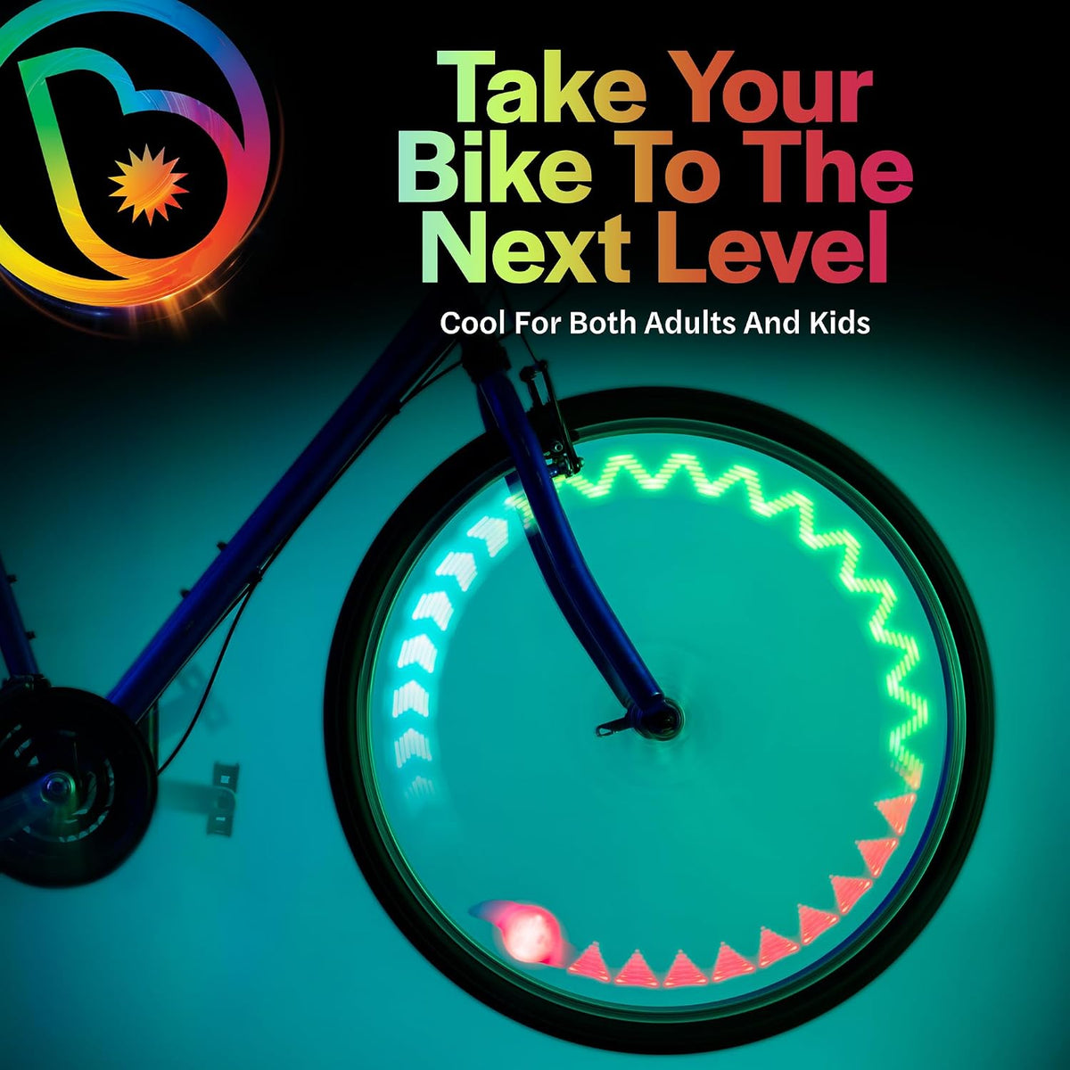 Brightz LED Bike Spoke Pattern Light for Bike Wheels
