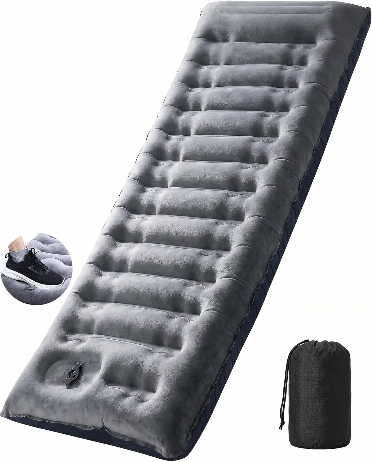 Camping Sleeping Pad 5.5 R Crystal Velvet 6" Thick Camping Mat