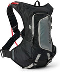 USWE Moto Hydro Hydration Pack - with Water Bladder, a High End, Bounce Free Backpack for Enduro and Off-Road Motorcycle (12L Adventure Fit Black/ Grey)