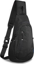 TITECOUGO Small Sling Bag, Lightweight Crossbody Backpack for Men Women, Shoulder Bag for Sports and Outdoor