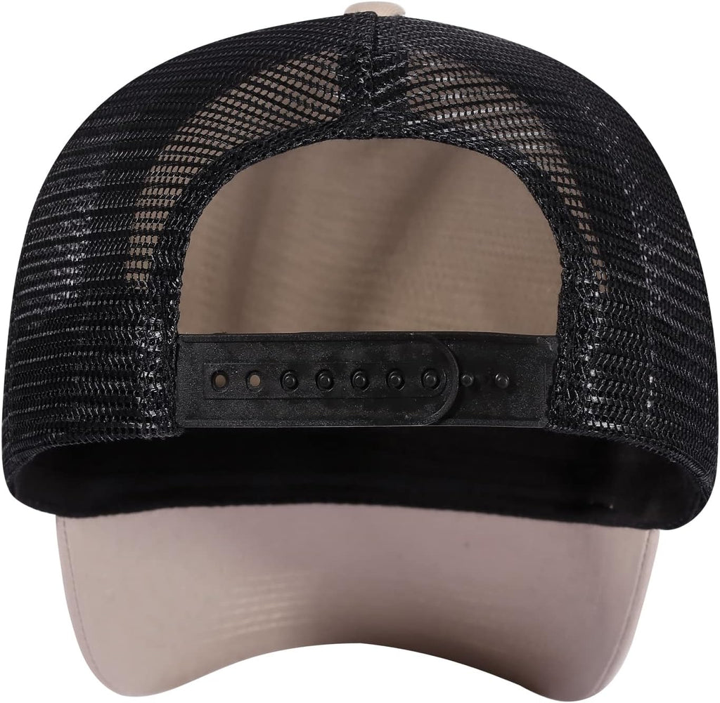 Baseball Cap, American Flag Trucker Hat for Men Women, Breathable Adjustable Fit Outdoor Mesh Snapback Hats