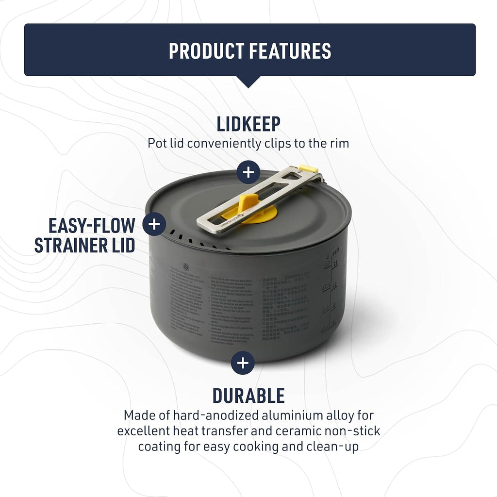 Sea to Summit Frontier Ultralight Camping Cooking Pot