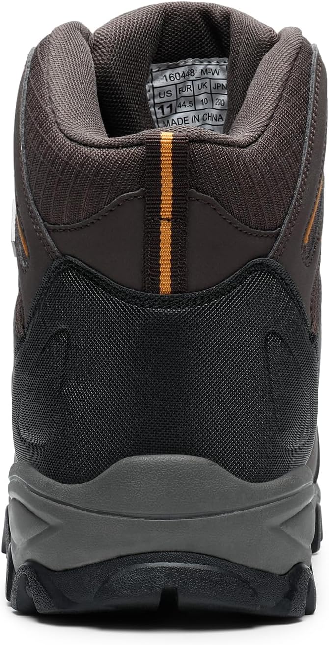 NORTIV 8 Men's Ankle High Waterproof Hiking Boots