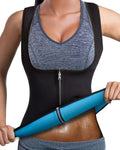 NonEcho Women Sauna Sweat Suit Spa Cami Hot Neoprene Slimming Workout Vest Body Shaper Waist Trainer Top