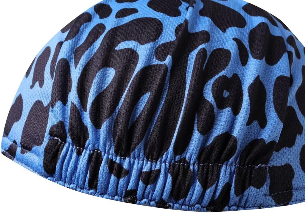 Funny Cycling Cap - Polyester Cartoon Cycling Hat-Under Helmet - Cycling Helmet Liner Breathable&Sweat Uptake