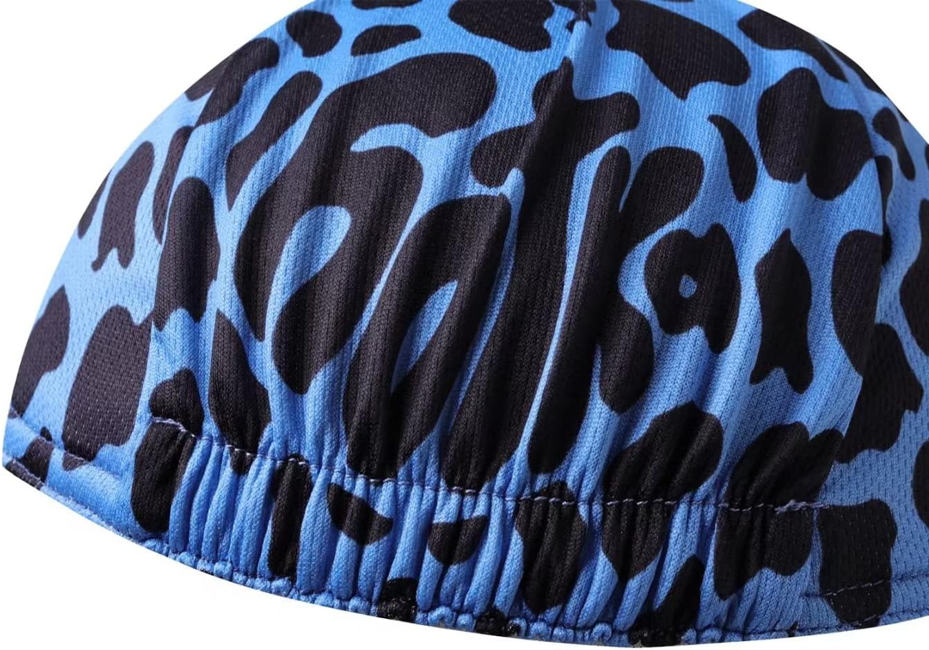 Funny Cycling Cap - Polyester Cartoon Cycling Hat-Under Helmet - Cycling Helmet Liner Breathable&Sweat Uptake