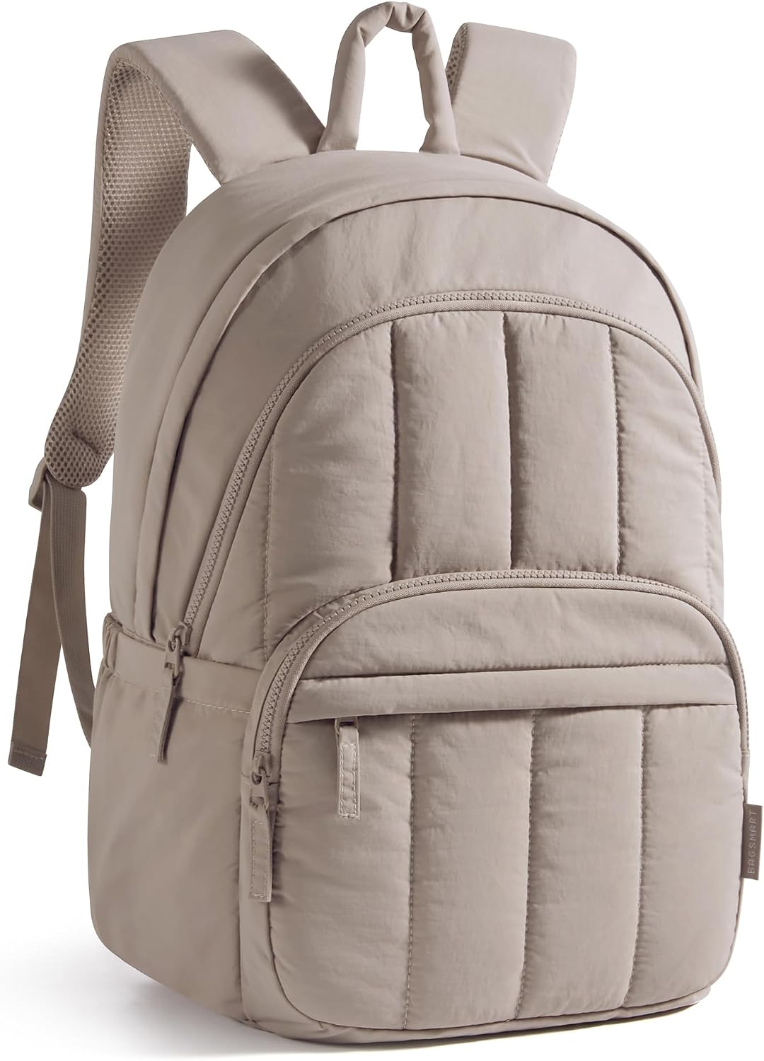 BAGSMART College Laptop Backpack,Cute Travel Backpack for Women,Quilted Computer Bookbag