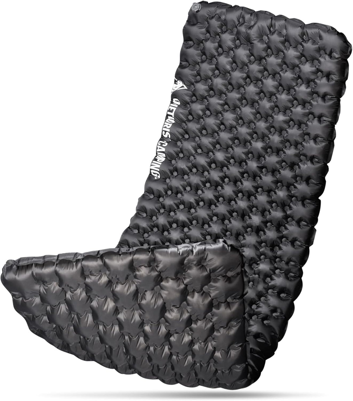 ONETIGRIS Obsidian Ultralight Sleeping Pad, 5.2R Insulated, Inflatable Camping Backpacking Sleeping Mat Weighs 2.05lb, 74.4" x 24.8"