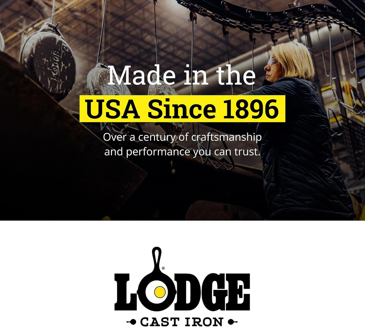 Lodge Cast Iron Combo Cooker, 3.2 Quart Deep Pot & 10.25 Inch Skillet Lid