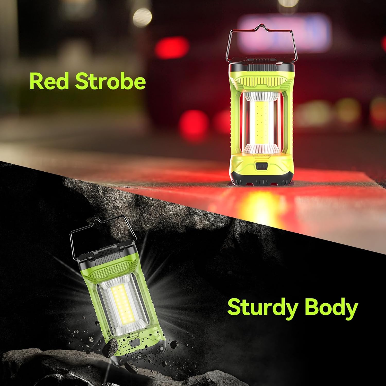 AlpsWolf Rechargeable Camping Lantern, 4000LM Emergency Camping Tent Light