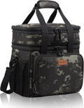 GLENKEY Expandable Lunch Box Insulated Leakproof Cooler Bag Work Outdoor